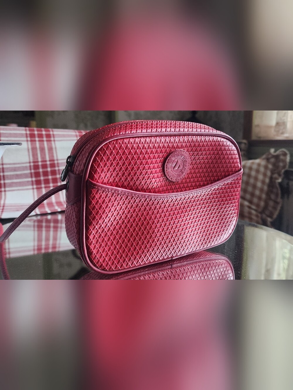 Vintage Red Crossbody Liz Claiborne Bag
